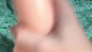 18 Virgin with fake pussy toy!