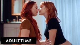 ADULT TIME – Redhead Babes Aidra Fox and Kenna James Scissor Until They ORGASM! SENSUAL LESBIAN SEX!