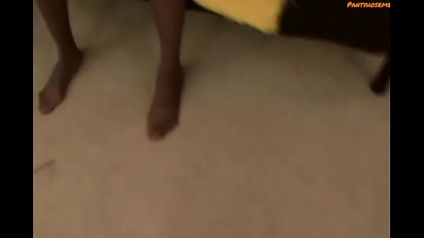 Ebony Babe Lynn Has Pantyhose Audtion and Ends Up Sucking and Fucking