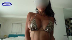 Fitness Model gets fucked before a show