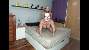 Great terrifying fuck on Halloween