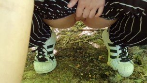 MEGAPUBLIC! Fick im Wald+Pissfinale