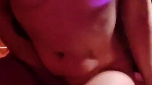 Naked and Horny Masturbating in Bath while the husband is Waiting for my Wet Pussy