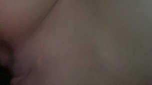 POV: side view; pawg wife takes husbands cream pie (New year)