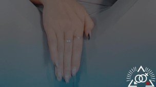 Sexy blonde squirts through gym leggings whilst rubbing her clit