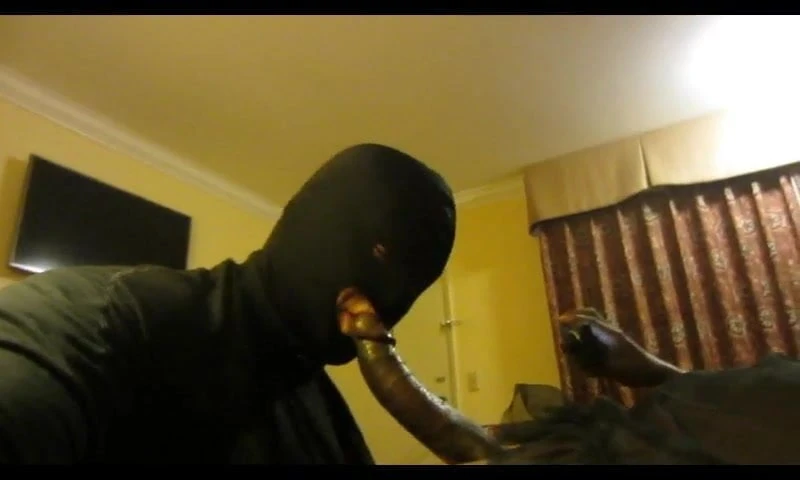 Sucking on a 10 inch and thick bbc tranny cock p2