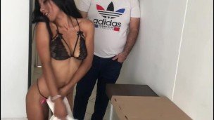 The pizza man arrives and I offer him my body so as not to pay him