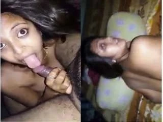 Today Exclusive- Hot Look Desi Girl Blowjob a…