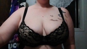 Trying to bounce my titties