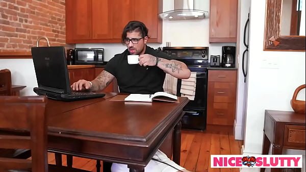 Velour Noir Sucks me During Zoom Meeting Until the Last Drop for NiceAndSlutty