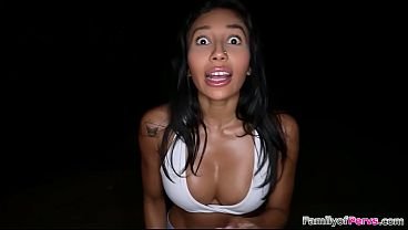 Wanna go skinny dipping with me stepbro?